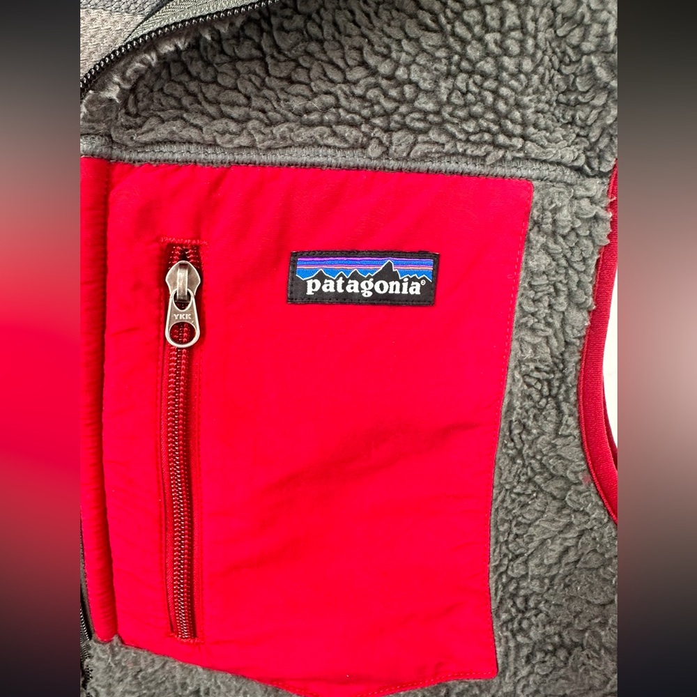 Patagonia Retro X Fleece Vest Mens Small Forge Grey Deep Pile High Pile | E013 - Picture 3 of 5